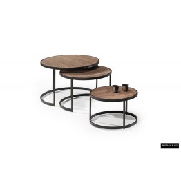 Table basse 'Lenix' set de 3 Mangolia