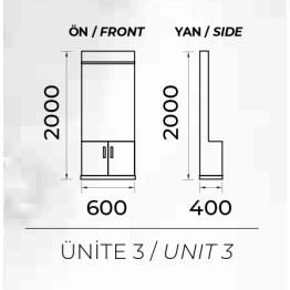 Asya Module Porte manteau