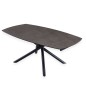 Table Ceramique 130cm pivotante 200cm Pied Mikado