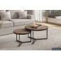 TABLE BASSE 'LAVA' SET DE 2 MANGOLIA