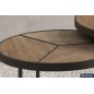 TABLE BASSE 'LAVA' SET DE 2 MANGOLIA