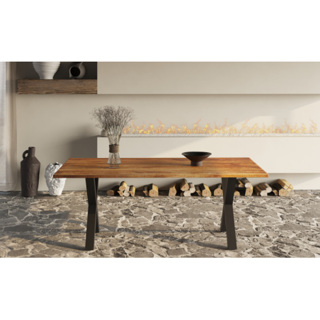 TABLE 'ELENA' 200 CM RECTANGULAIRE MANGOLIA