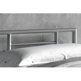 LIT 'SANDRO' 140X200 AVEC SOMMIER GRIS