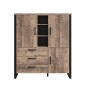 Highboard Emilio 138/155/45cm